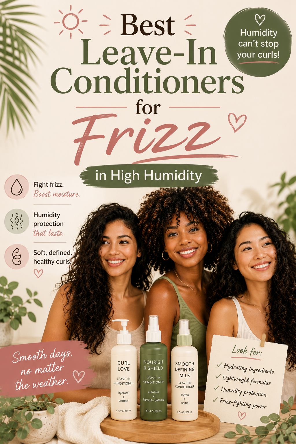 Best Leave-In Conditioners for Frizz in High Humidity